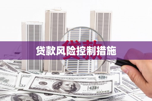 邵阳贷款风险控制措施