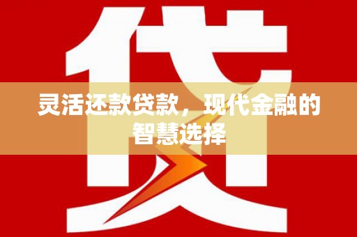 信阳灵活还款贷款，现代金融的智慧选择