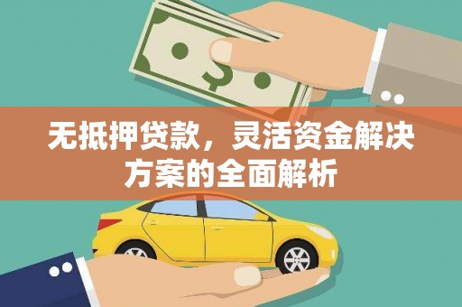 麻城无抵押贷款，灵活资金解决方案的全面解析