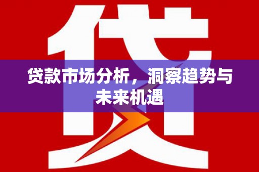 磁县贷款市场分析，洞察趋势与未来机遇