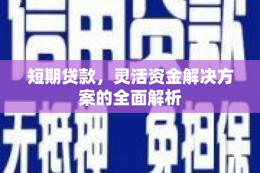 美兰短期贷款，灵活资金解决方案的全面解析