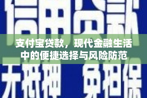 宁夏支付宝贷款，现代金融生活中的便捷选择与风险防范