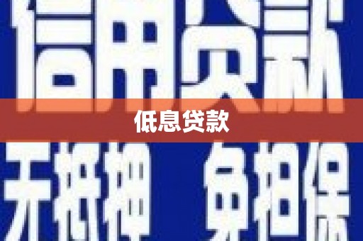 冬山低息贷款