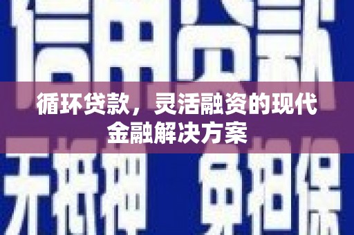 沂南循环贷款，灵活融资的现代金融解决方案