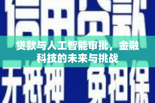 南京贷款与人工智能审批，金融科技的未来与挑战