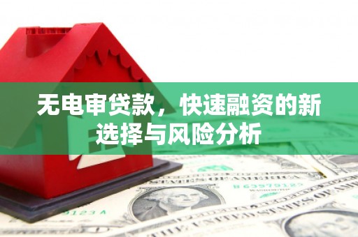梧州无电审贷款，快速融资的新选择与风险分析