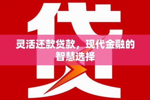 南化灵活还款贷款，现代金融的智慧选择