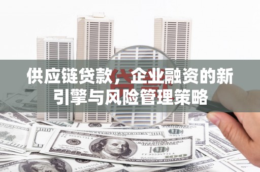 皋兰供应链贷款，企业融资的新引擎与风险管理策略