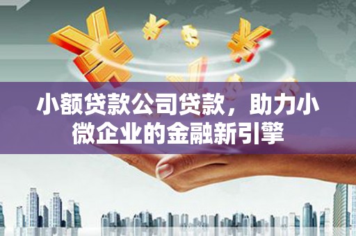 揭阳小额贷款公司贷款，助力小微企业的金融新引擎