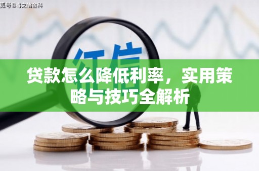 泸西贷款怎么降低利率，实用策略与技巧全解析