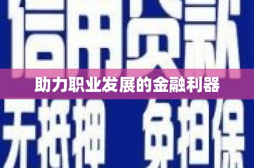 安定助力职业发展的金融利器